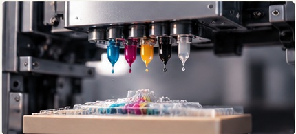 Präziser Vollfarben-3D-Druckprozess